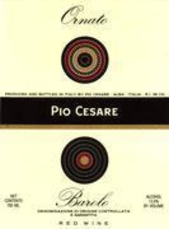 Pio Cesare Barolo Ornato 1995 Front Label