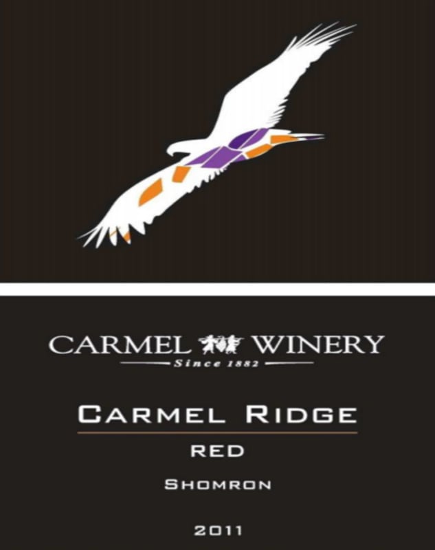 Carmel Carmel Ridge Red 2011 Front Label