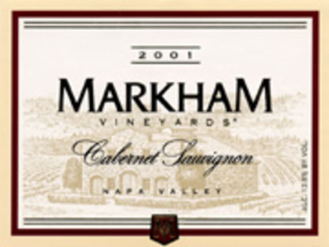 Markham Cabernet Sauvignon 2001 Front Label