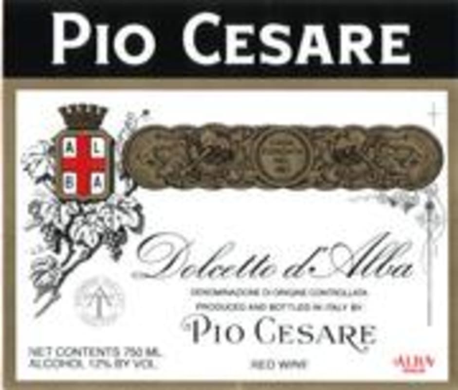 Pio Cesare Dolcetto 1998 Front Label