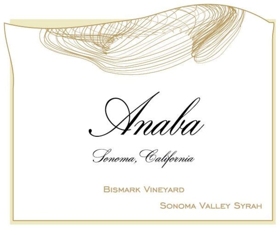 Anaba Bismark Vineyard Syrah 2012 Front Label