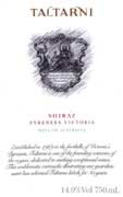 Taltarni Pyrenees Shiraz 2003 Front Label