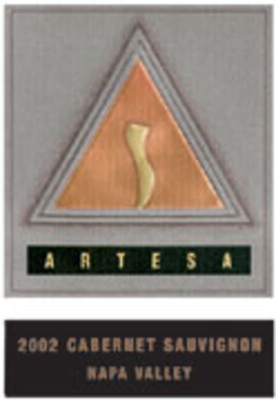 Artesa Napa Valley Cabernet Sauvignon 2001 Front Label