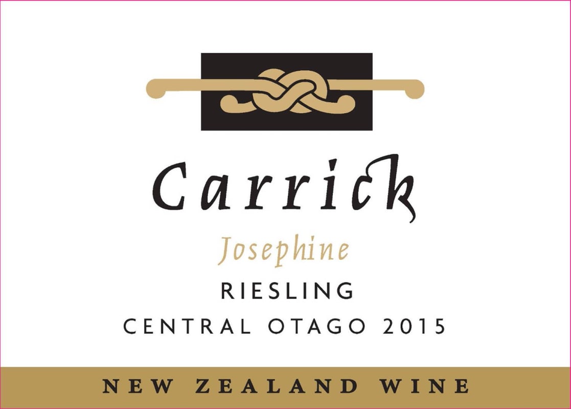 Carrick Josephine Riesling 2015 Front Label