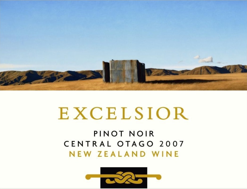 Carrick Excelsior Pinot Noir 2007 Front Label