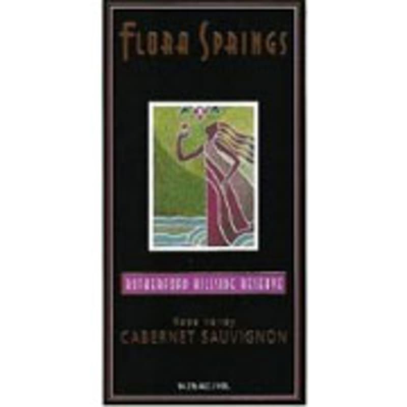 Flora Springs Rutherford Hillside Reserve Cabernet Sauvignon 2002 Front Label