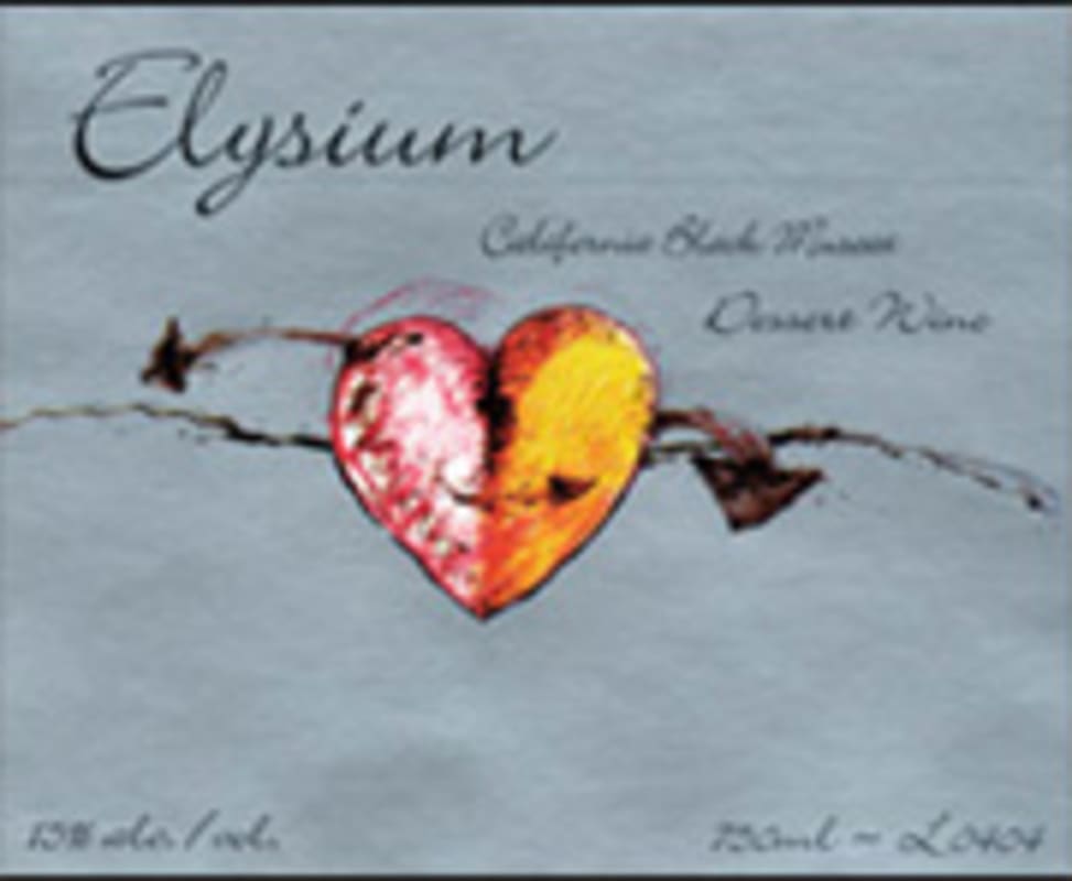 Quady Elysium Black Muscat (375ML half-bottle) 2004 Front Label