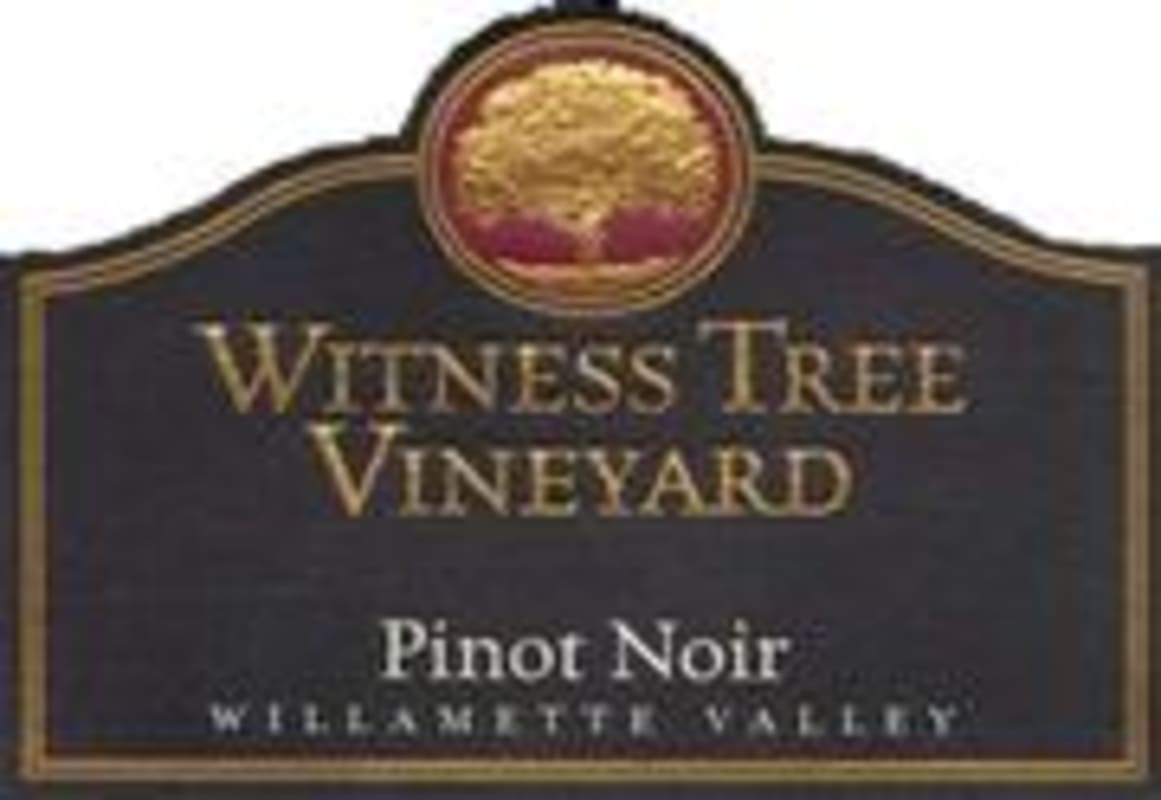 Witness Tree Pinot Noir 1996 Front Label