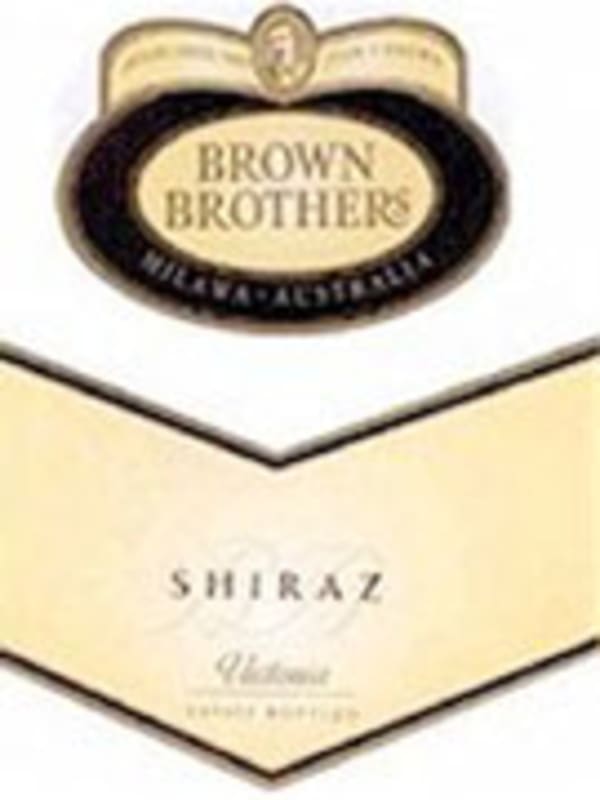 Brown Brothers Shiraz 2001 Front Label