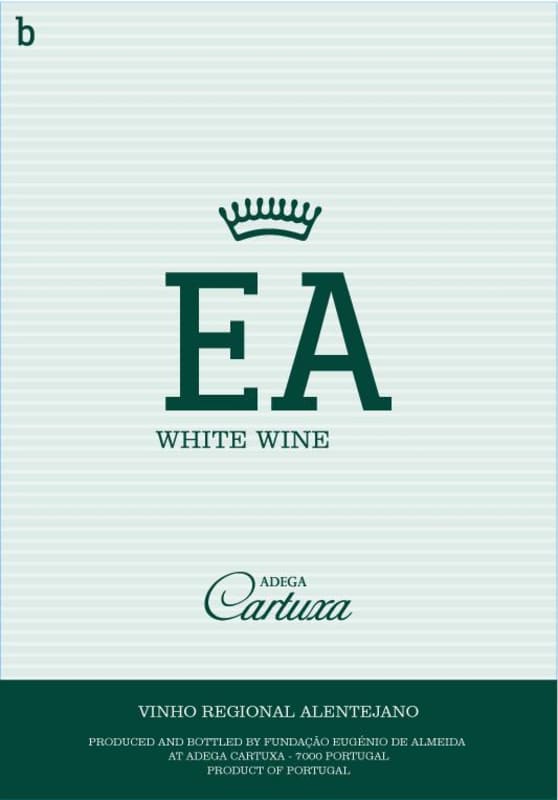 Cartuxa Eugenio de Almeida EA Branco Vinho Regional Alentejano 2013 Front Label