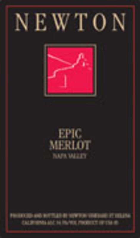 Newton Epic Merlot 2001 Front Label