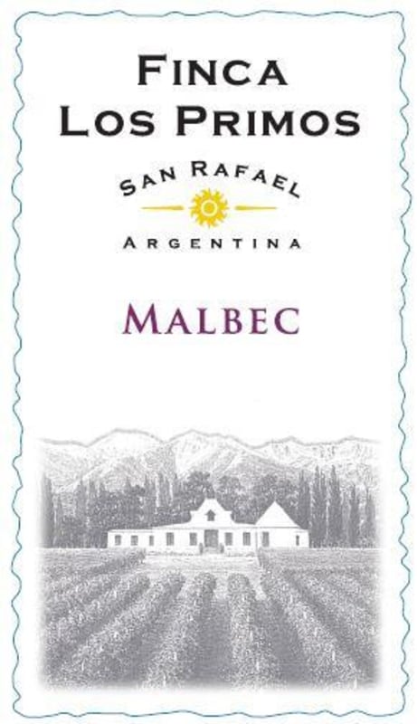 Elsa Bianchi Finca Los Primos Malbec 2015 Front Label