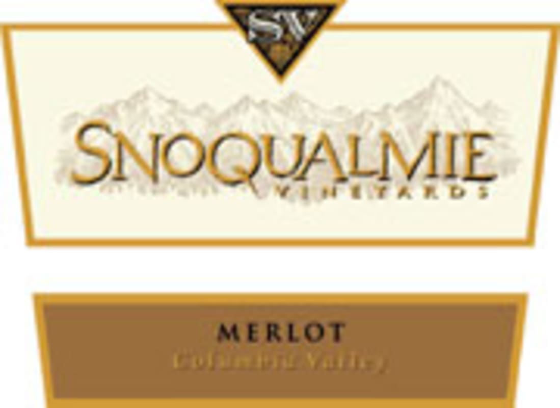 Snoqualmie Merlot 2001 Front Label