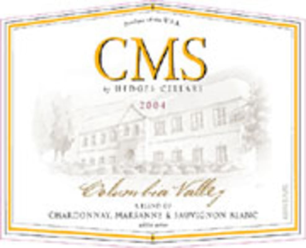 Hedges Family Estate CMS White 2004 Front Label
