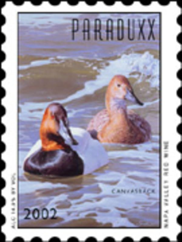 Paraduxx 2002 Front Label