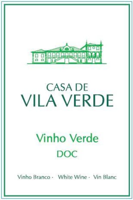 Casa de Vilaverde Vinho Verde Branco 2014 Front Label