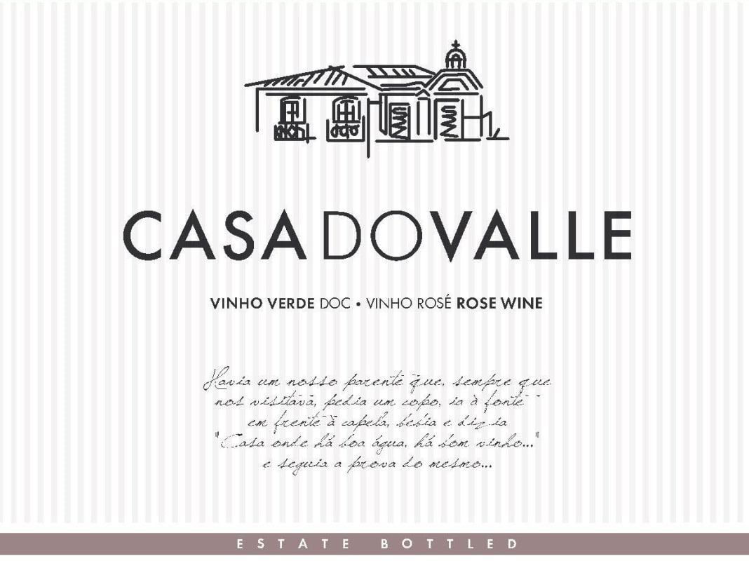 Casa do Valle Rose 2011 Front Label