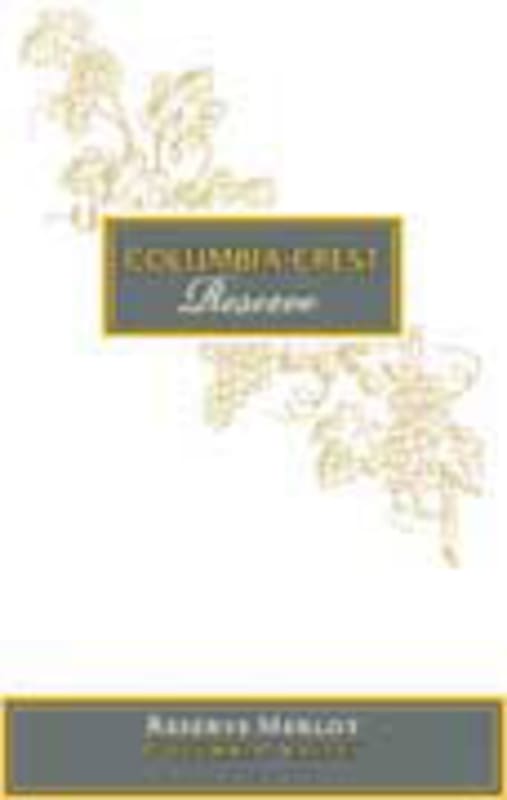 Columbia Crest Reserve Merlot 2002 Front Label