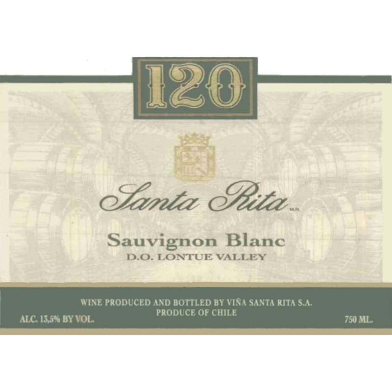 Santa Rita 120 Sauvignon Blanc 2005 Front Label