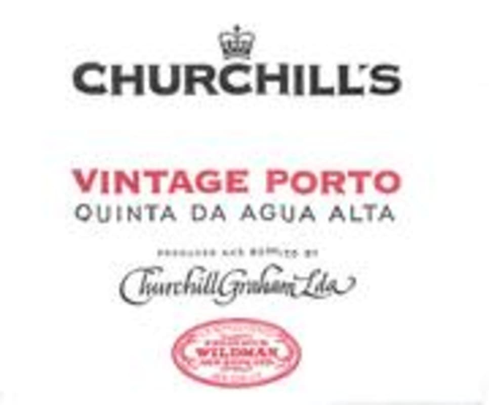 Churchill's Quinta da Agua Alta 1995 Front Label