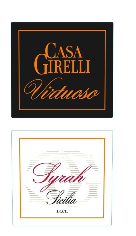 Casa Girelli Virtuoso Syrah 2009 Front Label