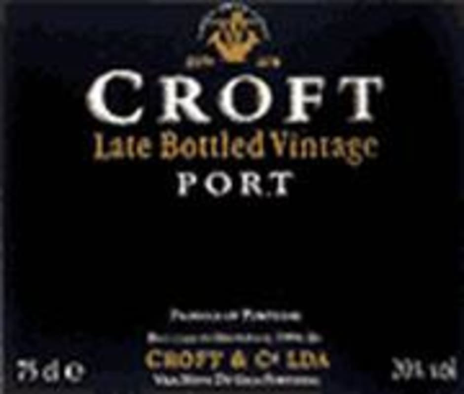 Croft Late Bottled Vintage 1991 Front Label