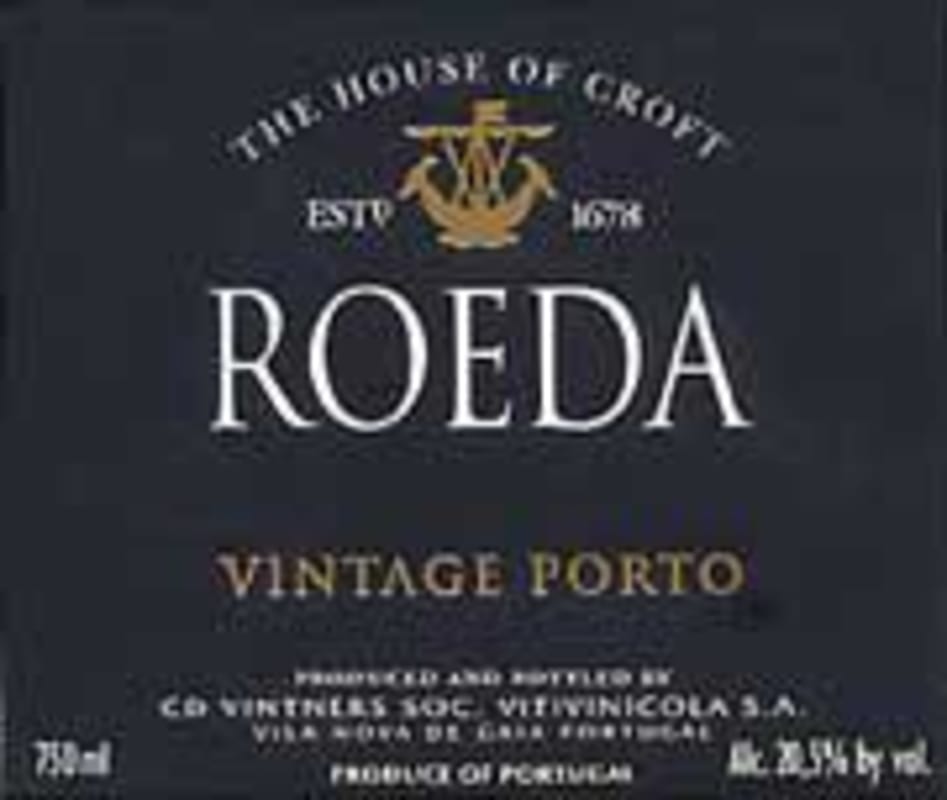 Croft Quinta Da Roeda 1995 Front Label