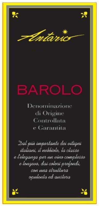 Casa Girelli Antario Barolo 2010 Front Label