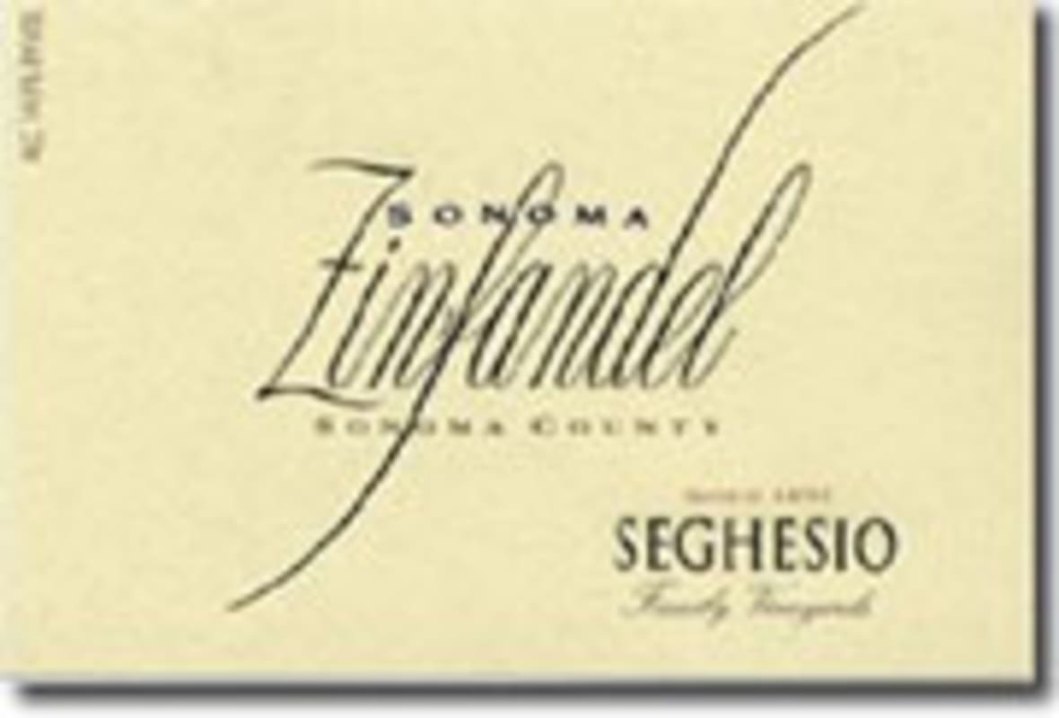 Seghesio Sonoma Zinfandel 2004 Front Label