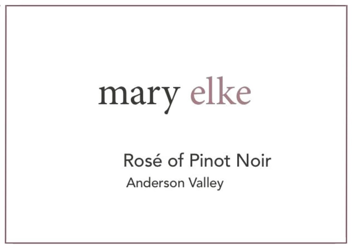 Elke Mary Elke Rose of Pinot Noir 2014 Front Label