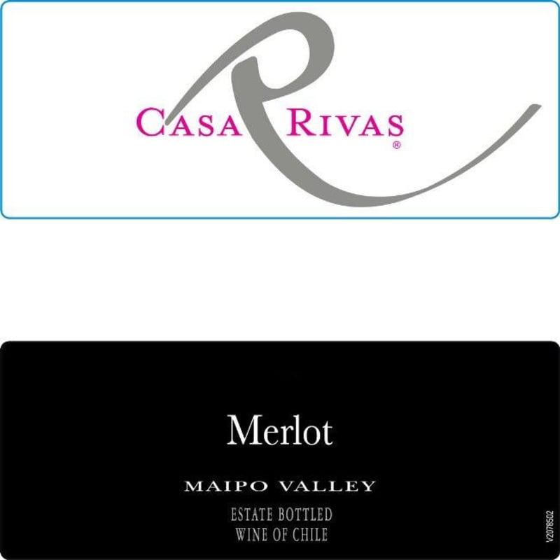 Casa Rivas Merlot 2012 Front Label