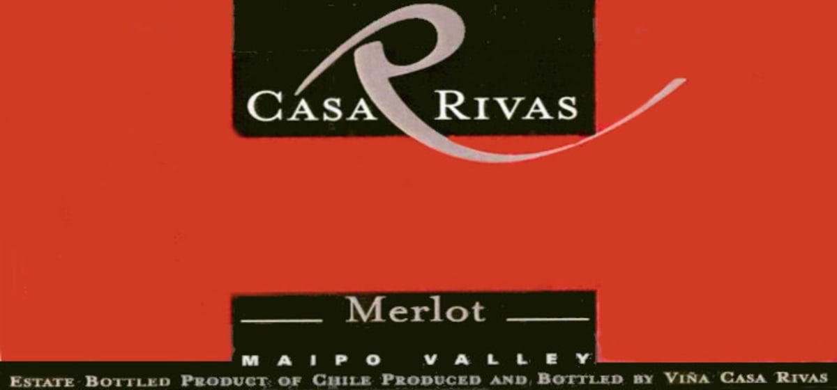 Casa Rivas Merlot 2003 Front Label