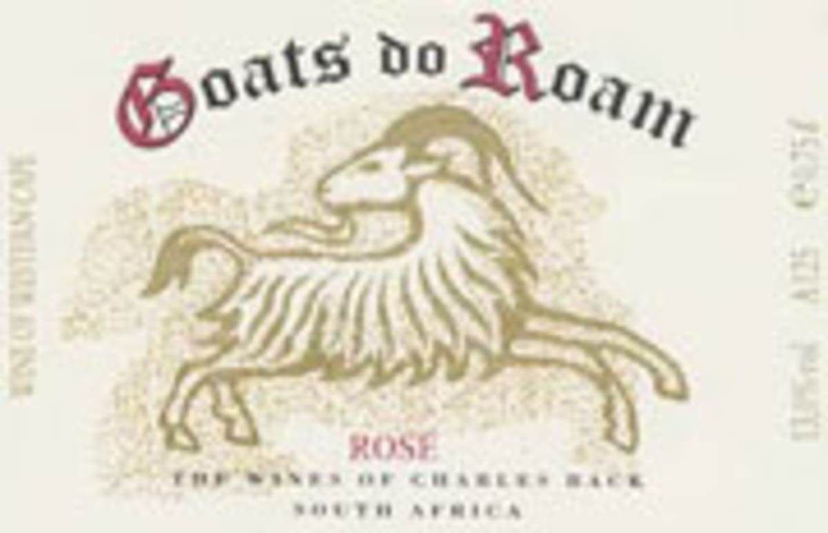 Goats do Roam Rose 2005 Front Label