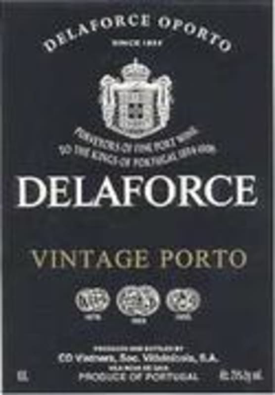 Delaforce Vintage Port 1985 Front Label