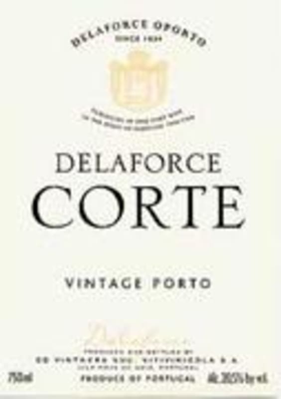 Delaforce Quinta Da Corte 1991 Front Label