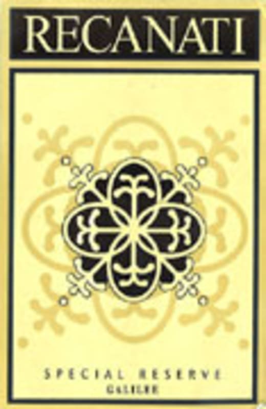 Recanati Special Reserve Red (OU Kosher) 2001 Front Label