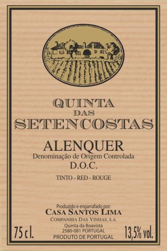 Casa Santos Lima Quinta das Setencostas 2011 Front Label