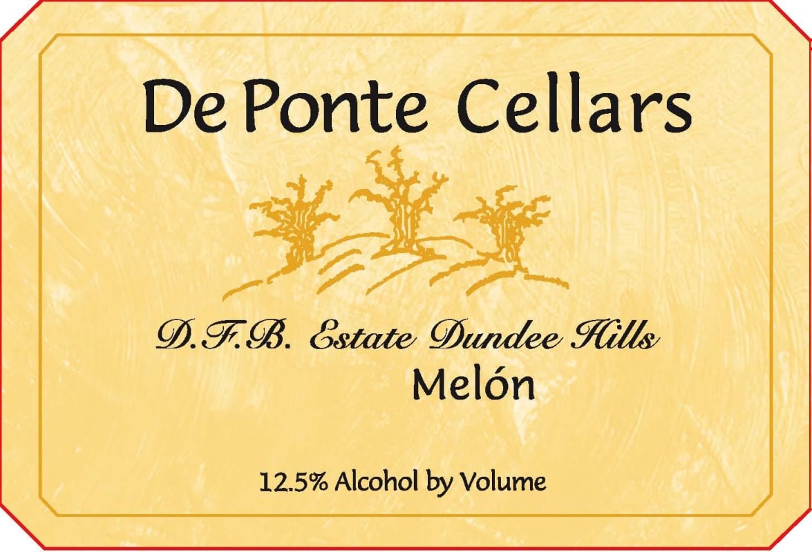 DePonte DFB Estate Melon 2011 Front Label