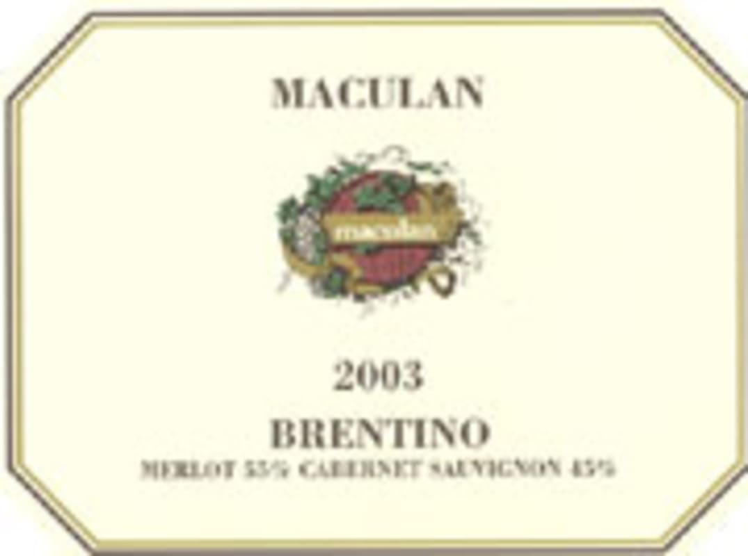 Maculan Brentino 2003 Front Label