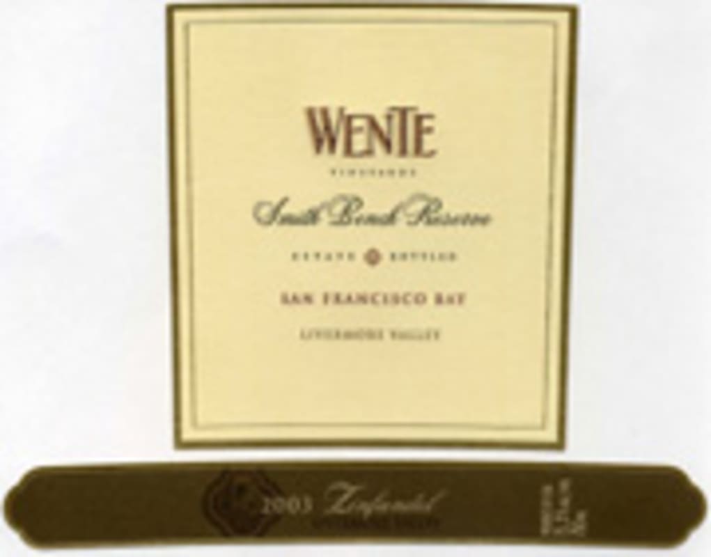 Wente Smith Bench Zinfandel 2003 Front Label