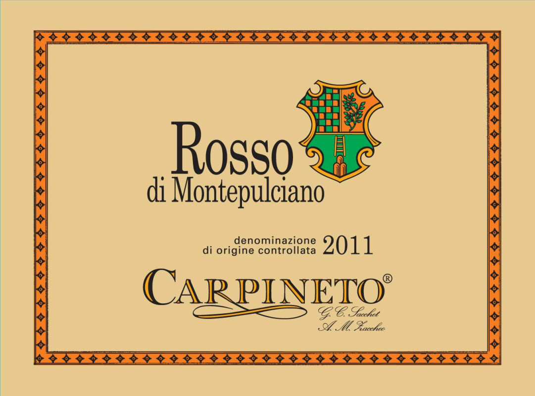 Carpineto Rosso di Montepulciano 2011 Front Label