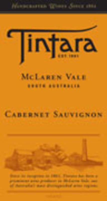 Tintara Cabernet Sauvignon 2003 Front Label
