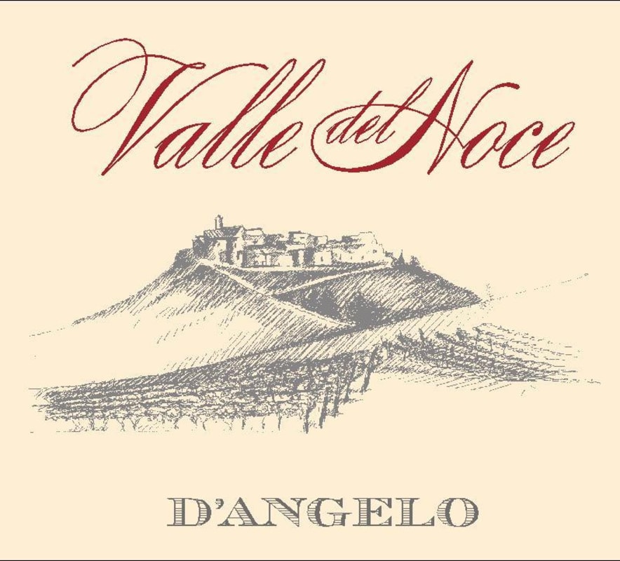 D'Angelo Aglianico del Vulture Valle del Noce 2012 Front Label