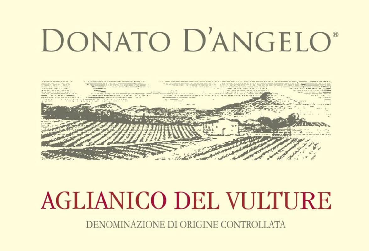 D'Angelo Aglianico del Vulture Donato 2009 Front Label