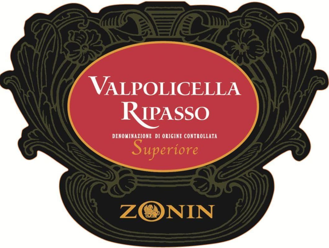 Zonin Valpolicella Ripasso Superiore 2012 Front Label