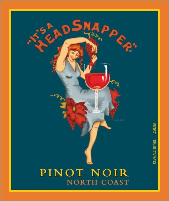 Headsnapper Wines 2014 Front Label