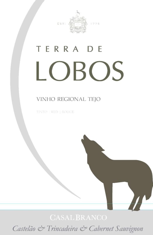 Quinta do Casal Branco Terra de Lobos Tinto Castelao Cabernet Sauvignon 2011 Front Label