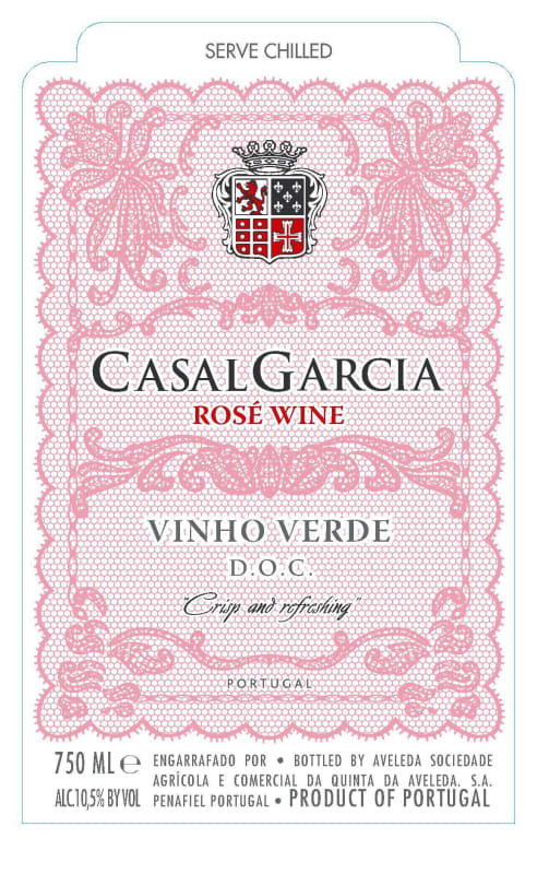 Casal Garcia Rose 2015 Front Label