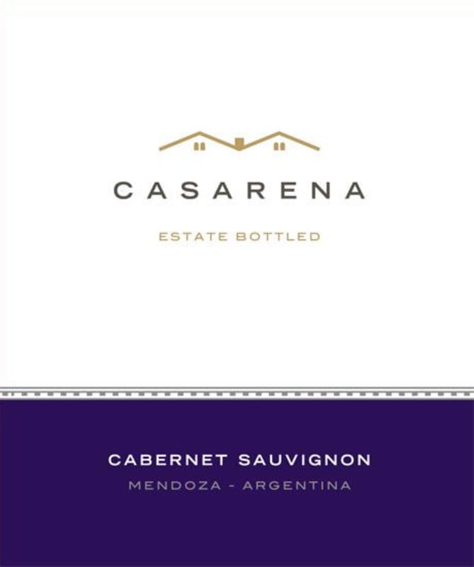 Casarena Cabernet Sauvignon 2012 Front Label