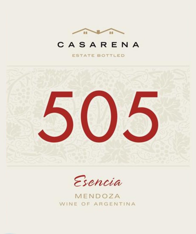 Casarena 505 Vineyards Esencia 2013 Front Label